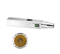 Tsophreniq Luz compacta de aluminio para coleccionistas que ofrece un tiempo de funcionamiento prolongado y linterna de brillo ajustable de haz variable
