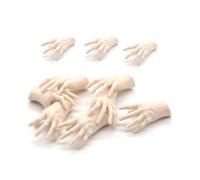 Tsophreniq Poste de mano falso natural ideal para fiestas embrujadas de Halloween, producciones de teatro y tema de terror, bromas prácticas de Halloween