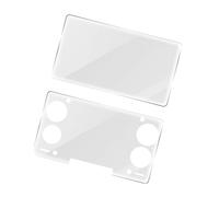 Tsophreniq Protector de pantalla endurecido antimanchas para sistemas de juegos de mano, mejora la claridad visual sin interferencias de botones, película protectora de pantalla inastillable