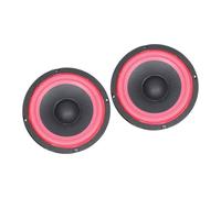 Tsophreniq Radiador de graves pasivo de diafragma con bordes de espuma | Envolvente de espuma roja para sonido de graves profundos, amplificador de altavoz para el hogar, extensión de baja