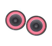Tsophreniq Radiador de graves pasivo de diafragma con bordes de espuma | Envolvente de espuma roja para sonido de graves profundos, amplificador de altavoz para el hogar, extensión de baja