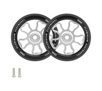 Tsophreniq Rueda rodante de aleación de aluminio de repuesto para bicicleta plegable con rodamiento sellado, aleaciones de aluminio duraderas, bicicletas plegables, fácil con rodamiento sellado, peso