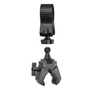 Tsophreniq Secure Grip - Base de sistema de abrazadera de doble tamaño adecuada para tubos de 13 a 47 mm, parte superior para dispositivos de 32 a 68 mm, soporte de micrófono, soporte de escritorio