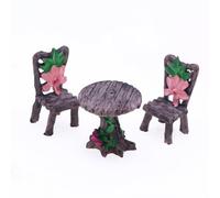 Tsophreniq Sillas de mesa redondas en miniatura para muebles