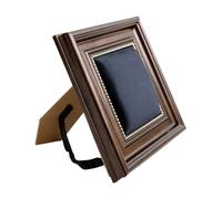 Tsophreniq Soporte artístico de madera para joyas para aretes y anillos, elegante decoración del hogar, accesorios de marco de fotos, soporte compacto de presentación de joyas