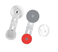 Tsophreniq Soporte flotante plegable para teléfono con base y carga rápida de 15 W para la mayoría de teléfonos inteligentes, soporte de metal para teléfono