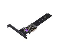 Tsophreniq Tarjeta adaptadora NVME a PCIeX4 5.0 con oro de 10U y placa PCB premium para tarjeta de expansión E óptima