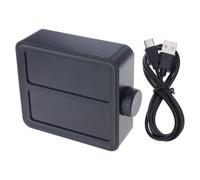 Tsophreniq Temporizador digital de doble pantalla LED recargable por USB con fácil operación, cuenta regresiva/arriba, volúmenes ajustables, temporizador de cocción para cocina