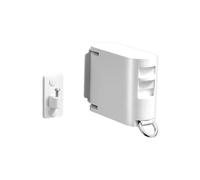 Tsophreniq Tendedero de pared elástico y oculto para colgar ropa, perfecto para espacios pequeños y tendedero retráctil sin taladros