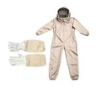 Tsophreniq Traje de apicultura de seguridad para todo el cuerpo, equipo de apicultura delgado ventilado con tareas modificables adecuadas al aire libre, apto para seguridad de todo el cuerpo