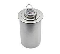 Tsophreniq Vaporizador de carne de acero inoxidable resistente con cubierta sellada y medición diseñada para una distribución uniforme del calor, cocina higiénica de termografía de carne