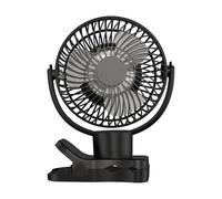 Tsophreniq Ventilador de mesa compacto recargable multiusos para colgar, dispositivo eléctrico de refrigeración de viaje, adecuado para camping, fijación portátil