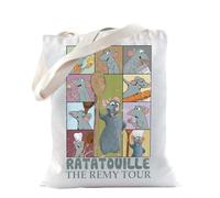 TSOTMO Bolsa de mano con diseño de dibujos animados para fanáticos de dibujos animados, regalo de chef Remy, regalo de cocinero Remy, inspirado en el pequeño chef, Remy Tour, Talla única, Bolsa de