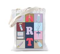 TSOTMO Bolsa de mano para terapeuta respiratorio, regalo de terapia respiratoria, regalo para enfermera respiratoria, regalo para terapeuta pulmonar, Bolsa Rt, medium