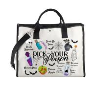 TSOTMO Bolsa de veneno, regalo de bruja, reina malvada, regalo para fanáticos de villanos, Halloween, Bolsa para recoger, medium
