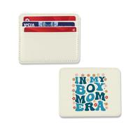 TSOTMO Gender Reveal Gift in My Boy Mom Era Tarjetero Boy Mom Club-Pregnant Mom Mom Gift Mama to Be-Expecting Mum Card Wallet, Cartera Boymom, S, Retro