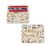 TSOTMO Golden Sisters Movie Merch Golden Dorothy Sophia Blanche Rose - Tarjetero para tarjetas de crédito, regalo de amistad y despedida de soltera, Cartera Stay, S, Retro