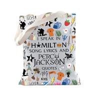 TSOTMO Hamilton Merch Percy Jackson Merch Percy Jackson - Regalo musical para amantes de la música, regalo musical de Hamilton, regalo PJO, Speak Ham, medium