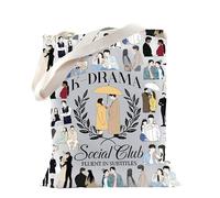 TSOTMO K-drama Social Club - Bolsa de mano para amantes del drama, regalo coreano para adictos al drama coreano, K Drama, medium