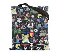 TSOTMO Nightmare Inspired - Bolsa de mano inspirada en Nightmare Skull Merch Jack and Sally Fans Gift Zero Ghost Dog Shoulder Bag, Night Ghost Blk, medium