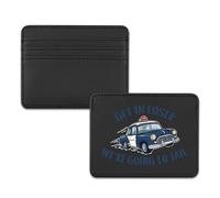 TSOTMO Portatarjetas Hollanov para parejas, regalo romántico, rivales de hockey, para amantes de los libros de películas, Cartera de cárcel, S, Retro