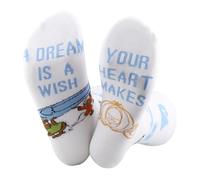 TSOTMO Princess Merch Magic Castle - Calcetines de princesa para fanáticos de los dibujos animados, amantes de los cuentos de hadas, HEART MAKES, Altoa única