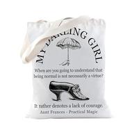 TSOTMO Regalo de mercancía de película mágica, regalo de margarita de medianoche, regalo de brujería, regalo de boticario, regalo de bruja para mujer, bolsa de comestibles reutilizable, regalo de