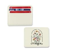TSOTMO Regalo para creyentes jesuitas Jesús te ama, versículo bíblico cristiano, tarjetero, basado en la fe, cartera religiosa para tarjetas de las Escrituras, Cartera de Jesús, S, Retro