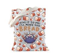 TSOTMO Senshi Merch - Bolsa de hombro Senshi Dungeon Meshi, regalo para fanáticos del anime, regalo de cocina enana, Haz pan, medium