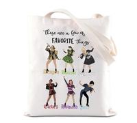 TSOTMO Six Musical Queens Bolsa de mano Six Queen Musical Theater Merch Broadway Music Fans Gift Six Wives Of Henry Gift, Seis bolsas, medium