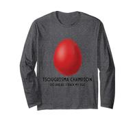 Tsougisma Champion Egg Funny Griego Pascua Ortodoxo Manga Larga