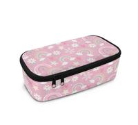 TSOVTHRID Estuche de moda con cremallera suave para mujer, trabajo, oficina, viajes, arcoíris, Talla única, Juego de mochila escolar