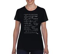 TSP The Answer to Everything is 42 - Camiseta para mujer negro L