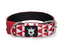 TSPRO Collar Táctico para Perros Ajustable, Collares con Broche de Metal Robusto, de 3,3 cm de Ancho, Duradero y Cómodo para Perros Pequeños (Geométrico S)
