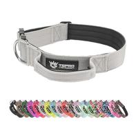 TSPRO Collar Táctico para Perros con Hebilla de Liberación Rápida y Manija