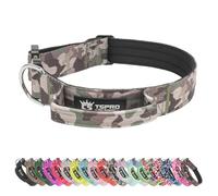 TSPRO Collar Táctico para Perros con Hebilla de Liberación Rápida y Manija