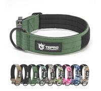 TSPRO Collar Táctico para Perros con Hebilla de Liberación Rápida y Parches