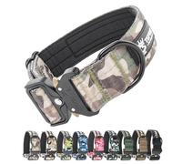 TSPRO Collar Táctico para Perros con Hebilla de Liberación Rápida y Parches
