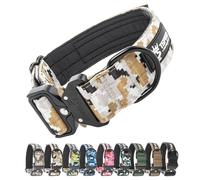 TSPRO Collar Táctico para Perros con Hebilla de Liberación Rápida y Parches
