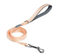 TSPRO Correa para Perros de Tamaños Pequeños, Asa Cómoda, Hebilla Metálico Robusto, Duradera para Caminar, Correr y Entrenar (Tamaño 1 Naranja)