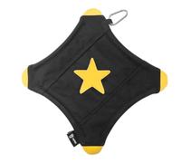 TSPRO Disco Volador Arqueado Táctico, Resistente a Mordidas Fiebres, para Perros Medianos a Grandes, Nailon Duradero, Fácil de Lanzar & Portátil, Ideal para Jugar en Casa, Parque o Playa (Negro)
