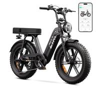 TST Bicicleta Eléctrica 20" Neumáticos Anchos E-Bike con Batería Extraíble 48V 15AH, Motor 250W, Autonomía 60km, Cuadro Paso Bajo, Suspensión, Pantalla LCD - Ideal Adultos Desplazamientos y Off-Road