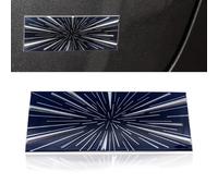 TSTESE Emblema de rendimiento compatible con Tesla Model 3 Y X S Cybertruck Roadster Highland Plaid Exterior Trasero Baúl Accesorios Calcomanía Decoración, Modificación del Motor