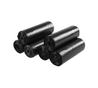 Tstorage 5-6 Litros Bolsas de Basura de Plastico, Negras Sacos de Basura,6 Rollos, 150 Bolsas