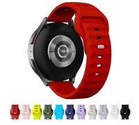 TStrap Correa de reloj de 12 colores, 20 mm, 22 mm, silicona, reloj inteligente deportivo, correa de repuesto negra, para hombre y mujer, con cierre ajustable, 20mm, Acero inoxidable y silicona