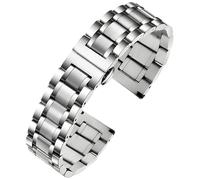 Tstrap Correa de Reloj de Metal 17mm - Pulsera de Relogio Metalica Plata Hombre y Mujer - Correa para Reloj Acero Inoxidable Liberacion Rapida Reemplazo - 12mm 14mm...20mm 22mm 24mm