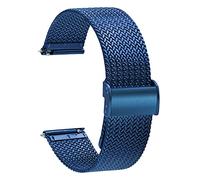 Tstrap Correa Reloj - Correa de Acero Inoxidable-Correa de Reloj Inteligente-Correa de Malla para Hombre -16mm 18mm 20mm 22mm