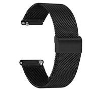 Tstrap Malla Correa Reloj Metalica - Negra Liberacion Rapida Pulsera Relogio Mujer Hombre - Acero Inoxidable Bracelet Reloj Inteligente - 10mm 12mm 14mm 16mm 18mm 20mm 22mm
