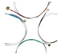 TSTS 4 Uds/1 Juego 4/4 Juego De Cuerdas De Violín EADG Juego Completo Universal (GDAE) Cuerda De Violín Núcleo De Acero Herida De Níquel-Plata Accesorios para Instrumentos de Cuerda
