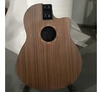 TSTS Cuerpo Guitarra sin terminar 1 Unids 39 Pulgadas Cuerpo De Guitarra Acústica 6 Cuerdas Redondo Atrás Cortaway Design Folk Guitarra Panel DIY Guitarras